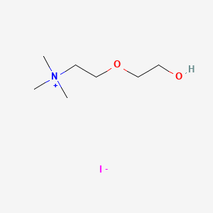 molecular formula C7H18INO2 B1202979 O-(2-Hydroxyethyl)choline iodide CAS No. 41830-55-1