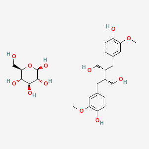 molecular formula C26H38O12 B1202980 Flaxseed 