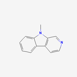 molecular formula C12H10N2 B1202981 9-Methyl-9h-pyrido[3,4-b]indole CAS No. 2521-07-5