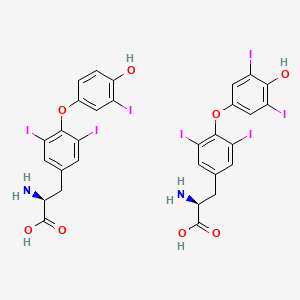 molecular formula C30H23I7N2O8 B1202982 Euthyral CAS No. 8061-58-3