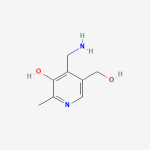 molecular formula C8H12N2O2 B1203002 Pyridoxamine CAS No. 85-87-0