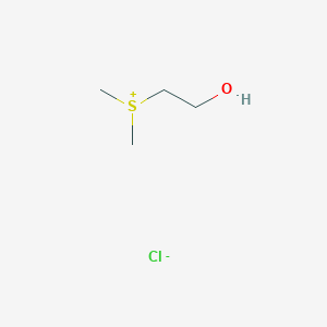 molecular formula C4H11ClOS B1203003 (2-Hydroxyethyl)dimethylsulfonium chloride CAS No. 7629-91-6