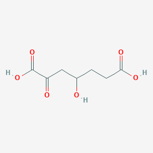 molecular formula C7H10O6 B1203005 4-Hydroxy-2-oxoheptanedioic acid 