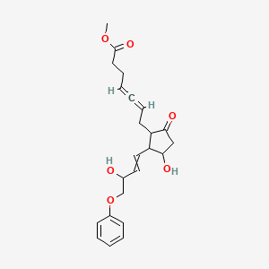 molecular formula C23H28O6 B1203009 Enprostil 