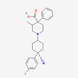 molecular formula C26H29FN2O2 B1203010 Cabastine 