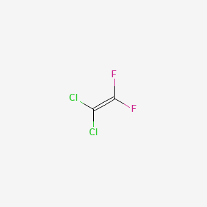 molecular formula C2Cl2F2 B1203012 1,1-Dichloro-2,2-difluoroethylene CAS No. 79-35-6