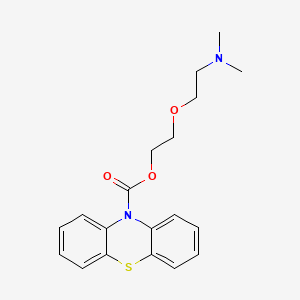 molecular formula C19H22N2O3S B1203018 Dimethoxanate CAS No. 477-93-0