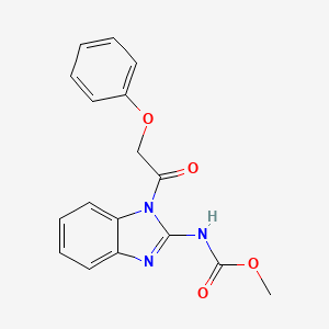 molecular formula C17H15N3O4 B1203036 Benacyl CAS No. 42784-13-4
