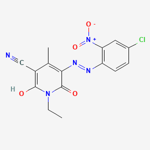 molecular formula C15H12ClN5O4 B1203038 Disperse yellow 211 CAS No. 70528-90-4