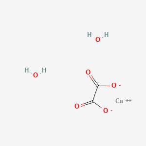 molecular formula C2H4CaO6 B1203044 Weddellite CAS No. 7236-42-2