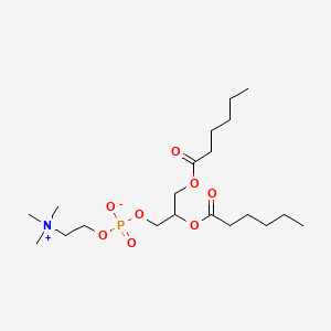 molecular formula C20H40NO8P B1203048 Dihexanoyl-lecithin CAS No. 53892-41-4