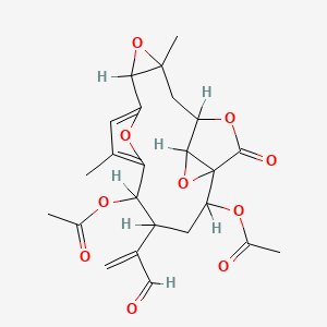 molecular formula C24H26O10 B1203053 Bipinnatin B CAS No. 99552-24-6