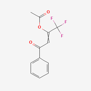 2-Buten-1-one,3-(acetyloxy)-4,4,4-trifluoro-1-phenyl-