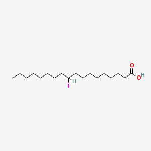 molecular formula C18H35IO2 B1203056 10-Iodooctadecanoic acid CAS No. 104855-14-3