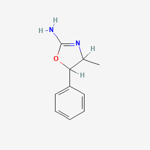 molecular formula C10H12N2O B1203063 4-Methylaminorex CAS No. 3568-94-3