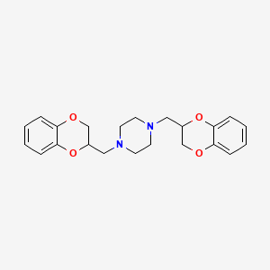molecular formula C22H26N2O4 B1203066 二苯环氧烷 CAS No. 7762-32-5