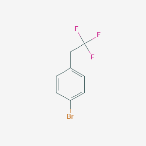 molecular formula C8H6BrF3 B120307 1-Bromo-4-(2,2,2-trifluoroethyl)benzene CAS No. 155820-88-5