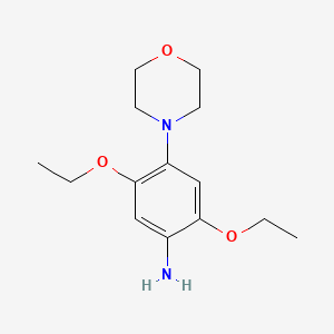 molecular formula C14H22N2O3 B1203071 2,5-Diethoxy-4-morpholinoaniline CAS No. 51963-82-7