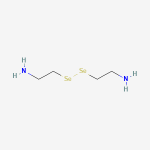 molecular formula C4H12N2Se2 B1203080 硒胱氨酸 CAS No. 2697-61-2