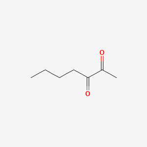molecular formula C7H12O2 B1203084 2,3-Heptanedione CAS No. 96-04-8