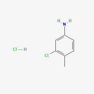 molecular formula C7H9Cl2N B1203087 3-Chloro-4-methylaniline hydrochloride CAS No. 7745-89-3