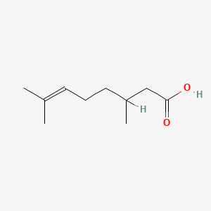 molecular formula C10H18O2 B1203089 Citronellic acid CAS No. 502-47-6