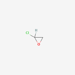 molecular formula C2H3ClO B1203092 2-氯代环氧乙烷 CAS No. 7763-77-1