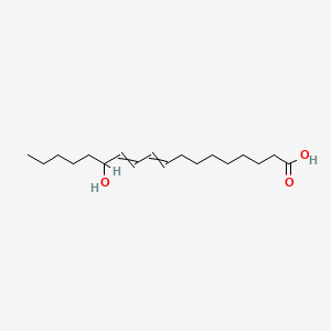 molecular formula C18H32O3 B1203095 13-Hydroxyoctadeca-9,11-dienoic acid 
