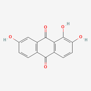 molecular formula C14H8O5 B1203096 Anthrapurpurin CAS No. 602-65-3