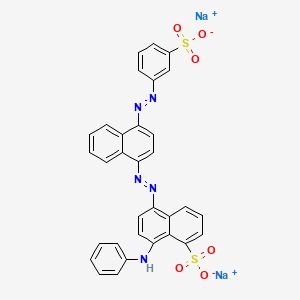 molecular formula C32H21N5Na2O6S2 B1203103 Acid Blue 113 CAS No. 3351-05-1