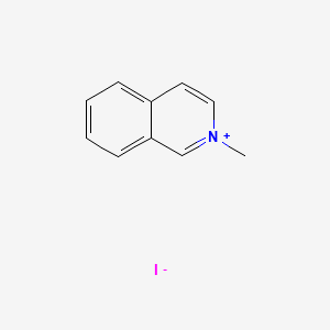 molecular formula C10H10IN B1203104 2-Methylisoquinolinium iodide CAS No. 3947-77-1