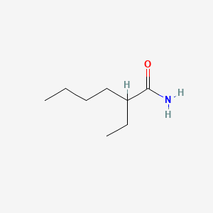 molecular formula C8H17NO B1203107 2-Ethylhexanamide CAS No. 4164-92-5
