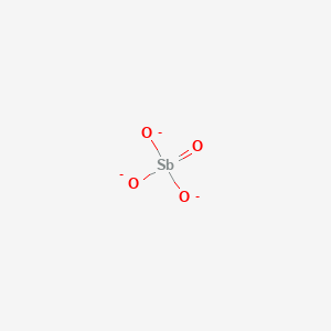 molecular formula O4Sb-3 B1203111 锑酸盐 