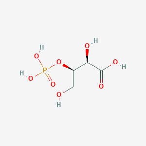 molecular formula C4H9O8P B1203119 3-phospho-D-erythronic acid 