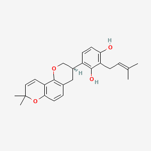 molecular formula C25H28O4 B1203130 Hispaglabridin A CAS No. 68978-03-0