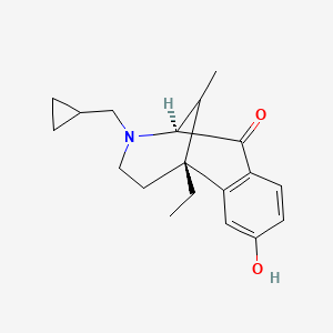 (1R,9S)-10-(cyclopropylmethyl)-1-ethyl-4-hydroxy-13-methyl-10-azatricyclo[7.3.1.02,7]trideca-2(7),3,5-trien-8-one