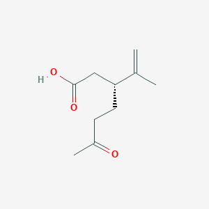 (3R)-3-isopropenyl-6-oxoheptanoic acid