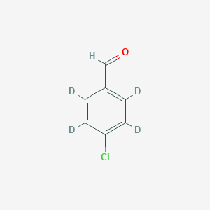 molecular formula C7H5ClO B120315 4-氯苯甲醛-2,3,5,6-d4 CAS No. 62285-59-0