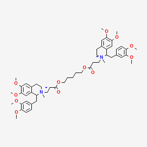 molecular formula C53H72N2O12+2 B1203153 Atracurium CAS No. 64228-79-1