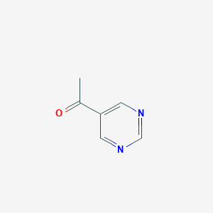 molecular formula C6H6N2O B120317 1-(5-Pyrimidinyl)ethanone CAS No. 10325-70-9