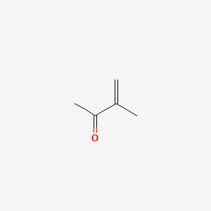 molecular formula C5H8O B1203178 3-甲基-3-丁烯-2-酮 CAS No. 814-78-8