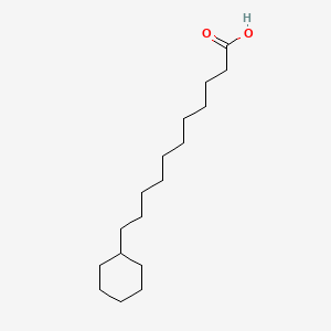 molecular formula C17H32O2 B1203191 11-Cyclohexylundecanoic acid CAS No. 4277-62-7