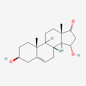 molecular formula C19H28O3 B1203193 15-Hydroxydehydroisoandrosterone CAS No. 38391-29-6