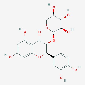 molecular formula C20H20O11 B120320 Taxifolin 3-O-bata-xylopyranoside 