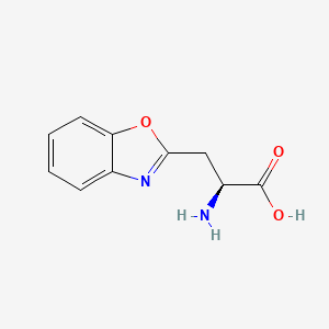molecular formula C10H10N2O3 B1203202 3-(2-Benzoxazolyl)alanine CAS No. 88549-23-9