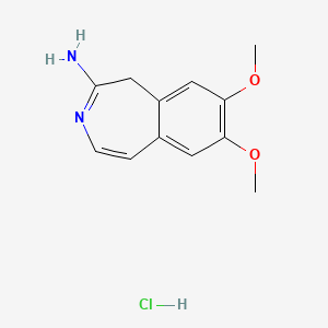 7,8-dimethoxy-1H-3-benzazepin-2-amine hydrochloride
