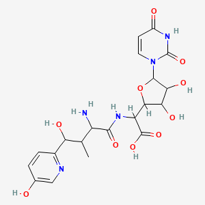 molecular formula C20H25N5O10 B1203212 Nikkomycin 