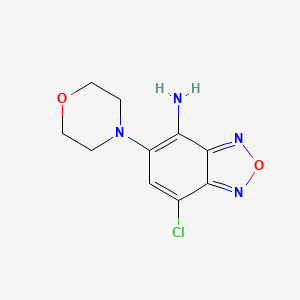 7-Chloro-5-(4-morpholinyl)-2,1,3-benzoxadiazol-4-amine