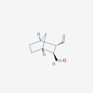 molecular formula C10H14O B120322 (1R,2S,3S,4S)-3-vinylbicyclo[2.2.1]heptane-2-carbaldehyde CAS No. 156880-57-8