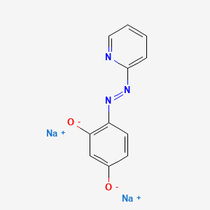 1,3-Benzenediol, 4-(2-pyridinylazo)-, disodium salt